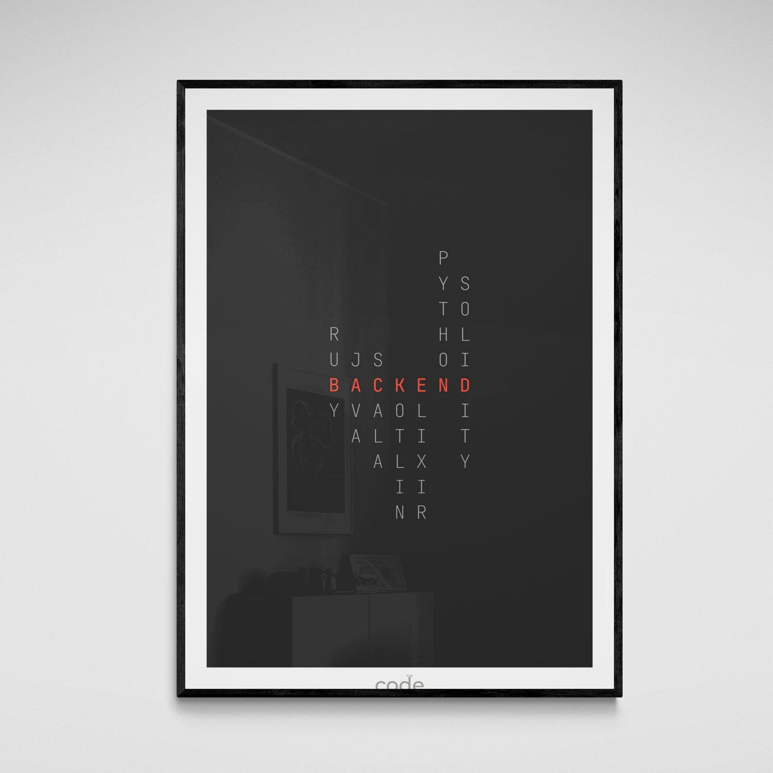Backend Crossword Poster