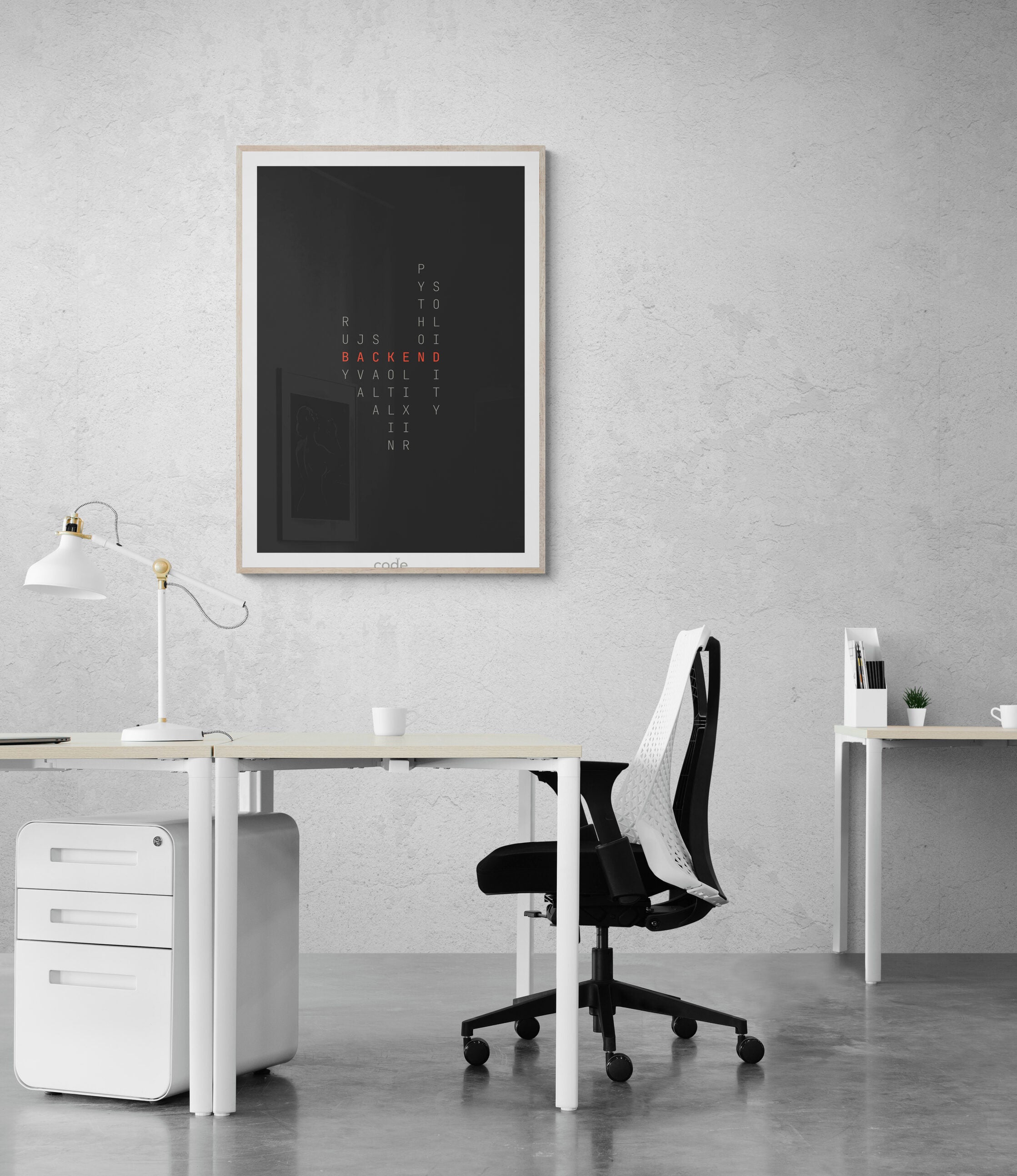 Backend Crossword Poster