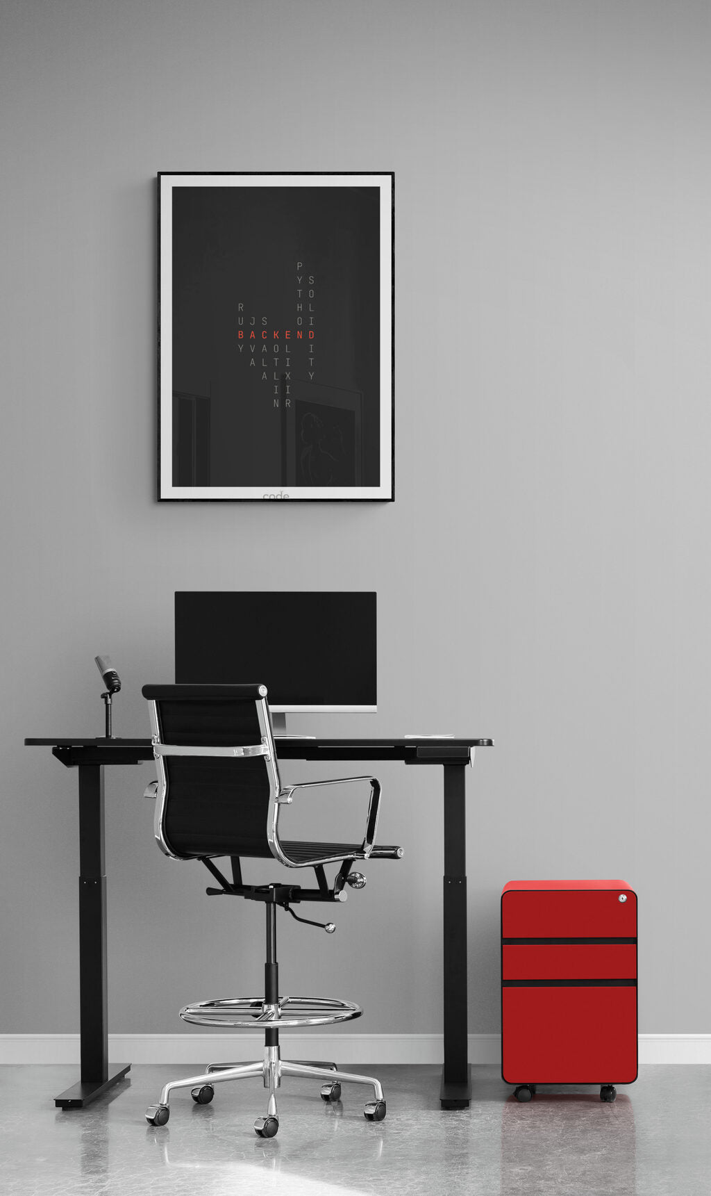 Backend Crossword Poster