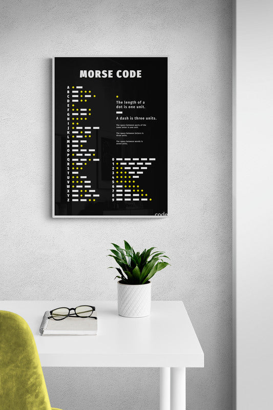 International Morse Code Poster