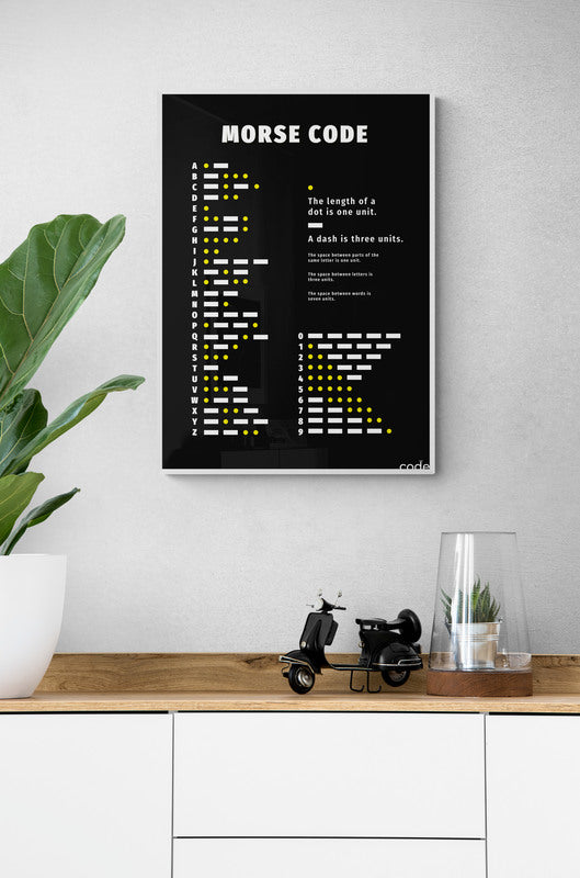 International Morse Code Poster
