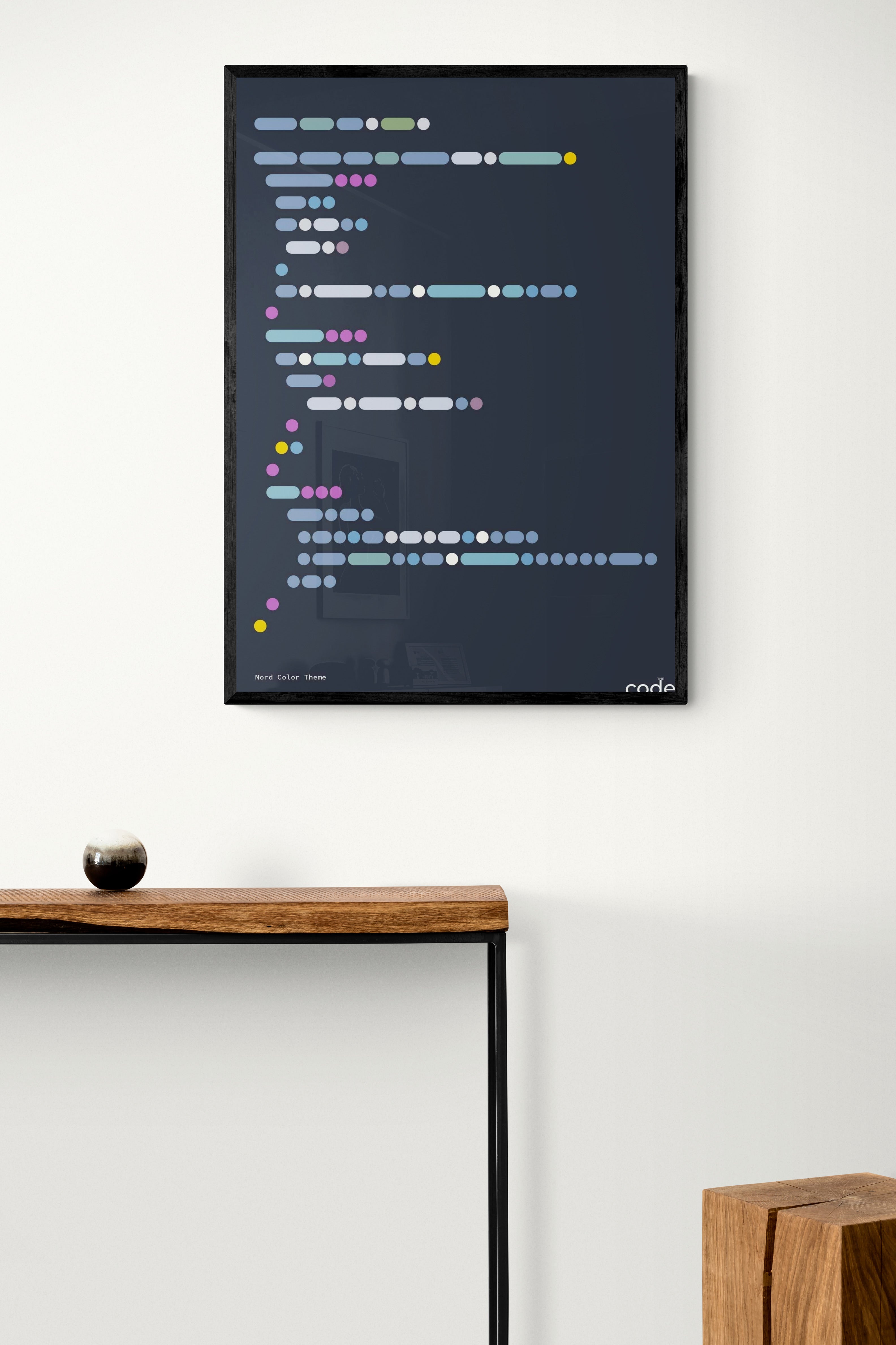 Nord Color Theme Poster