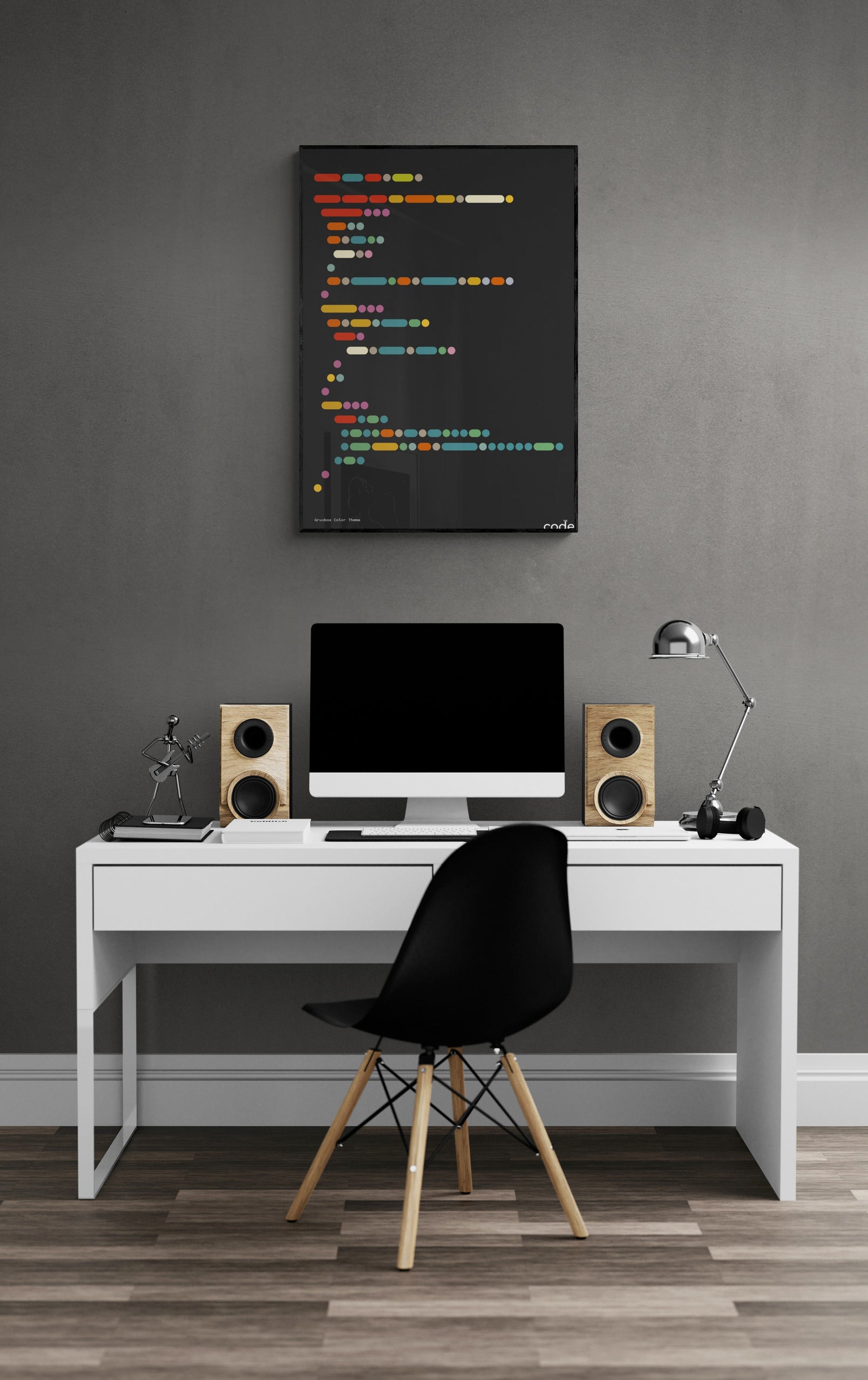 gruvbox Color Theme Poster