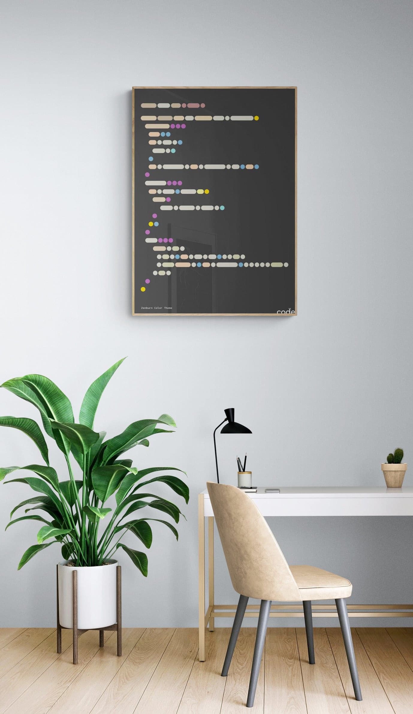 Zenburn Color Theme Poster
