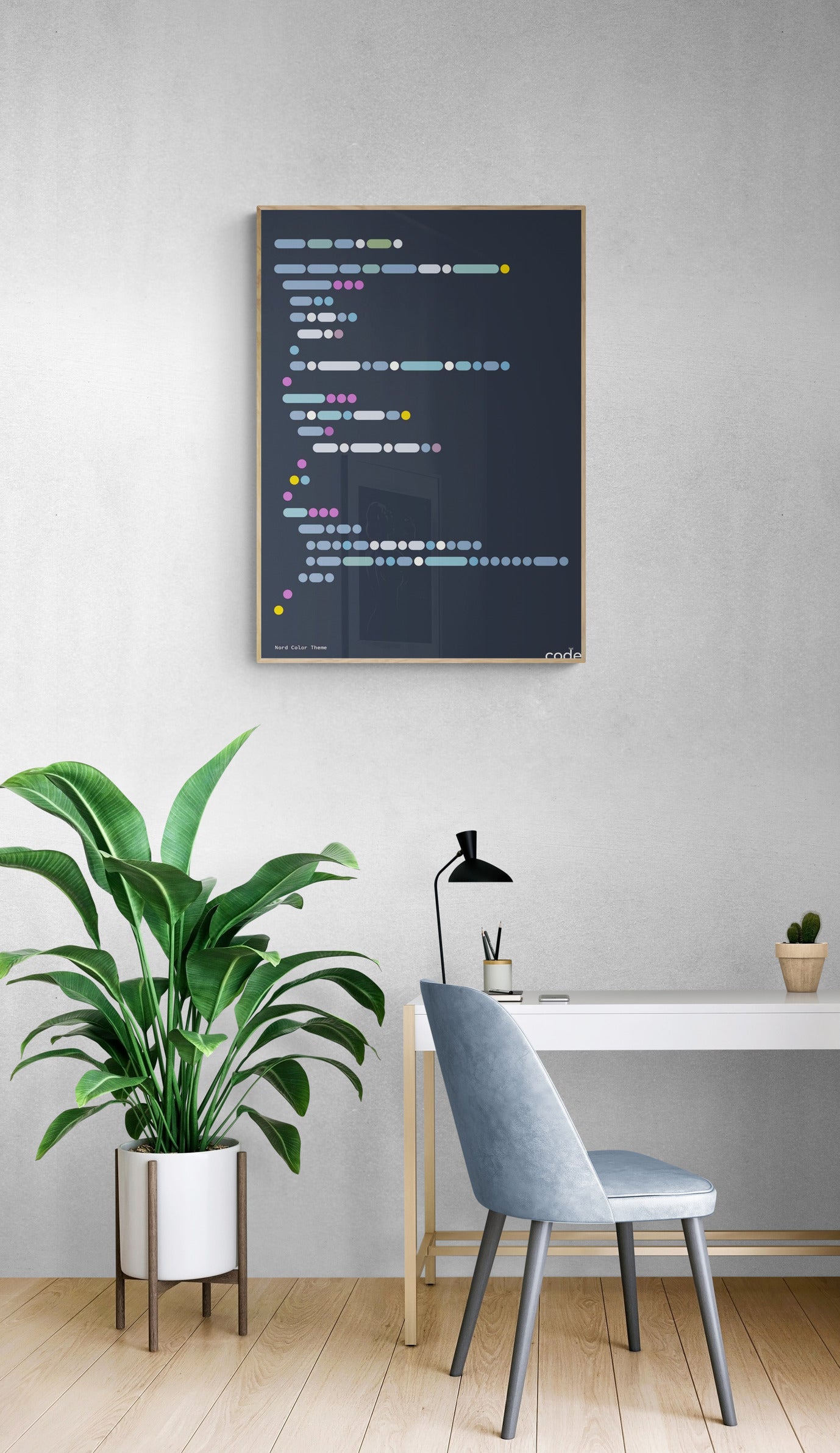 Nord Color Theme Poster