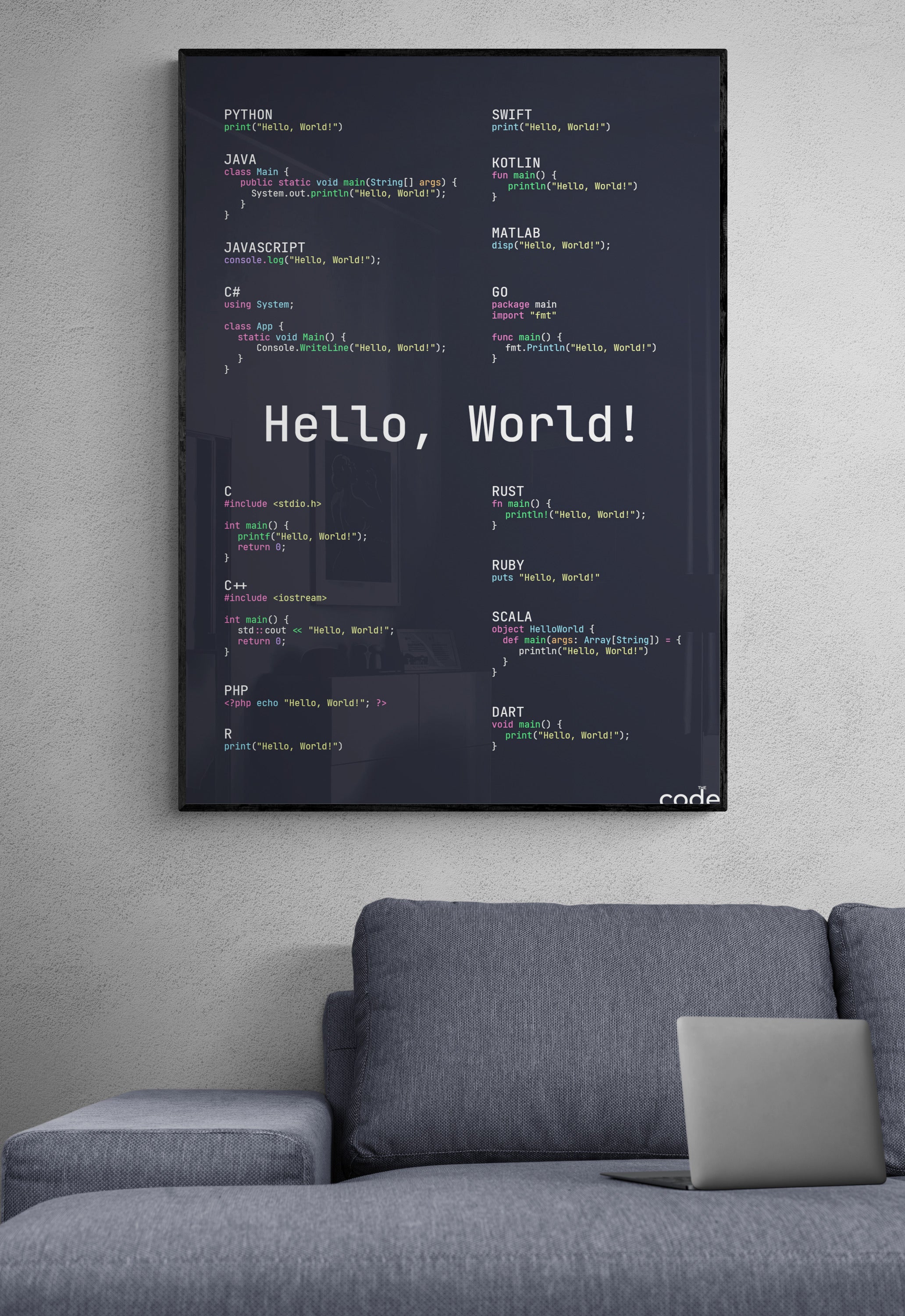 Hello, World! (Dracula) Poster