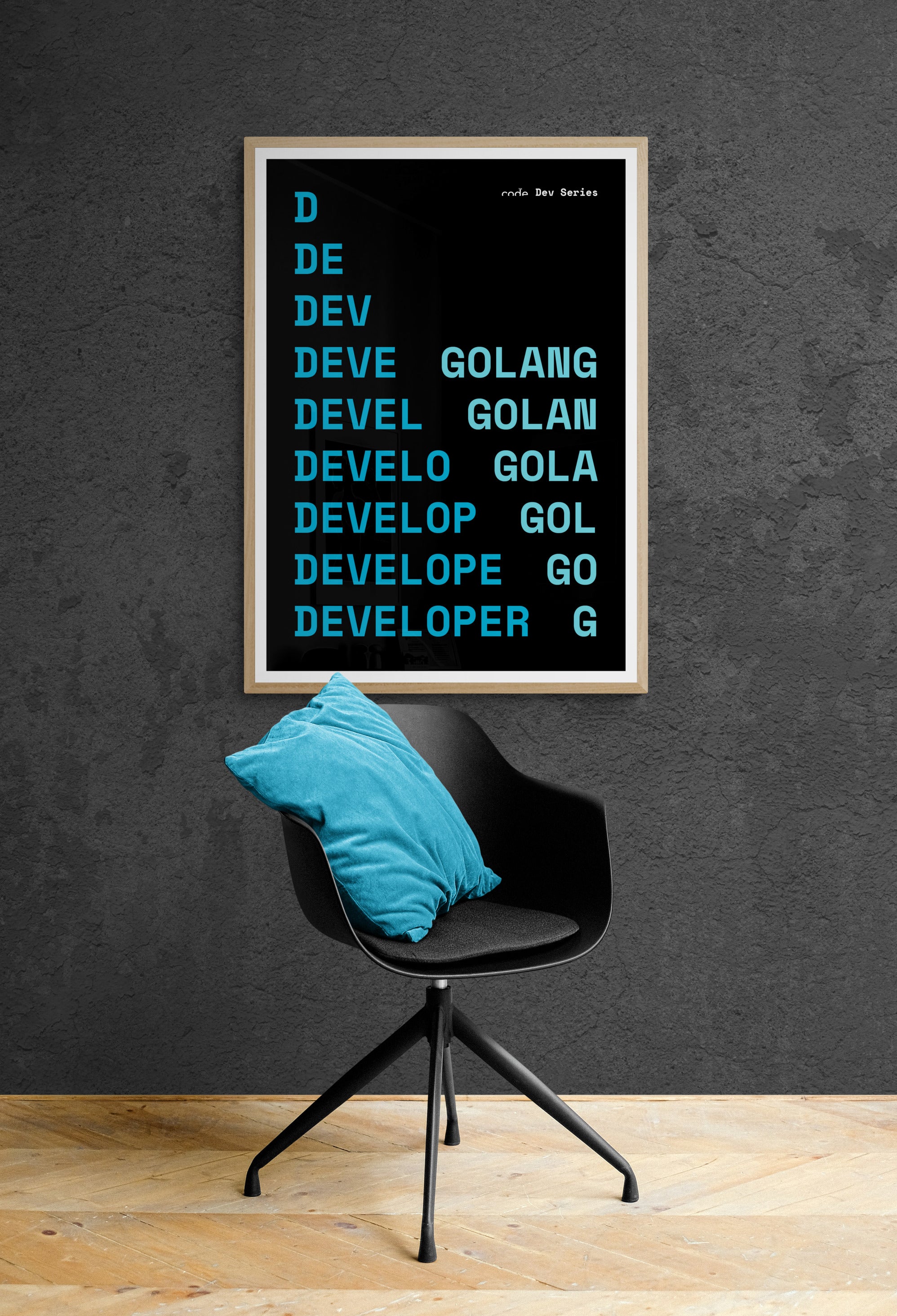 Golang Developer Poster