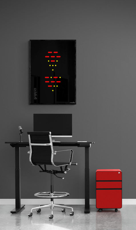 Morse Code (Black) Poster