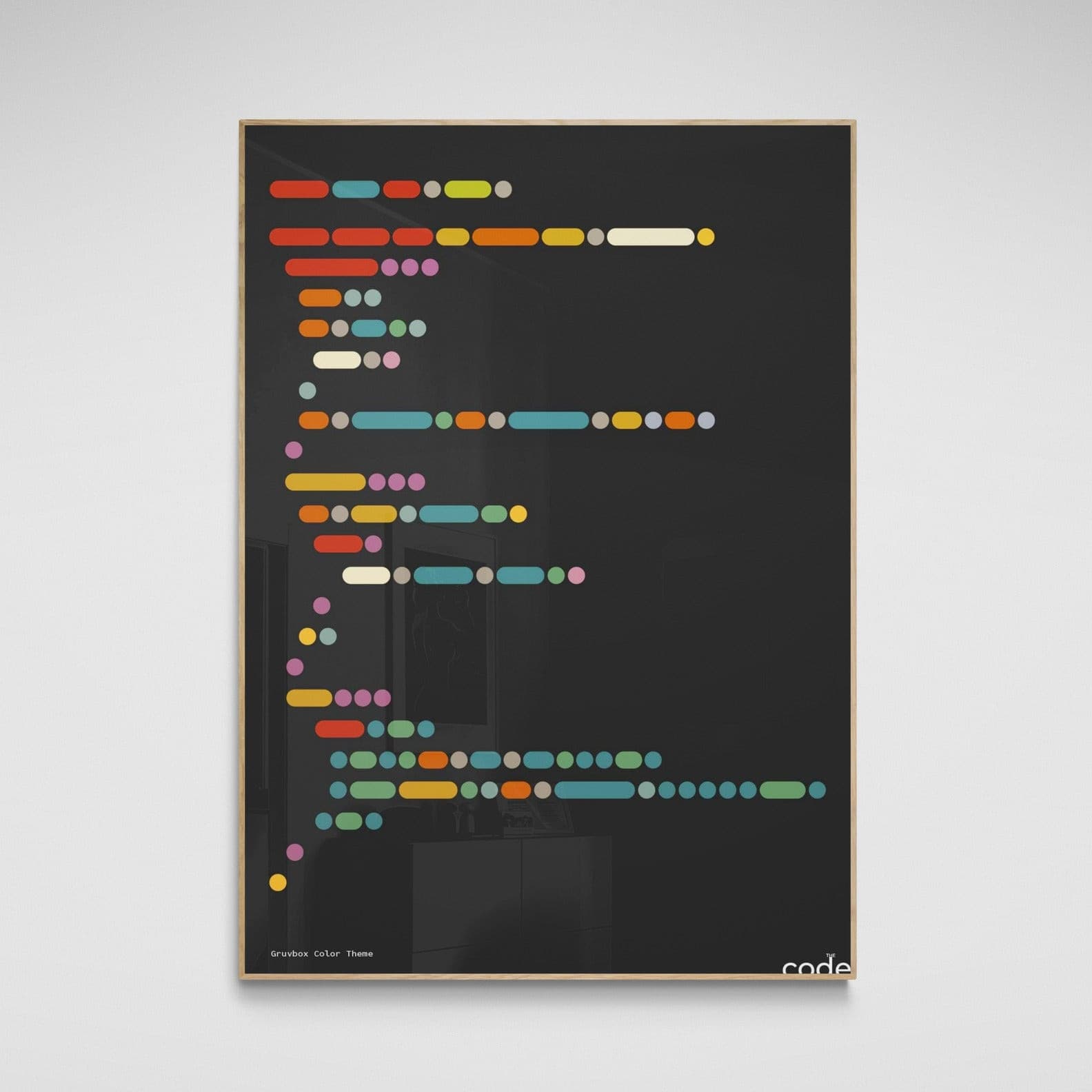 gruvbox Color Theme Poster