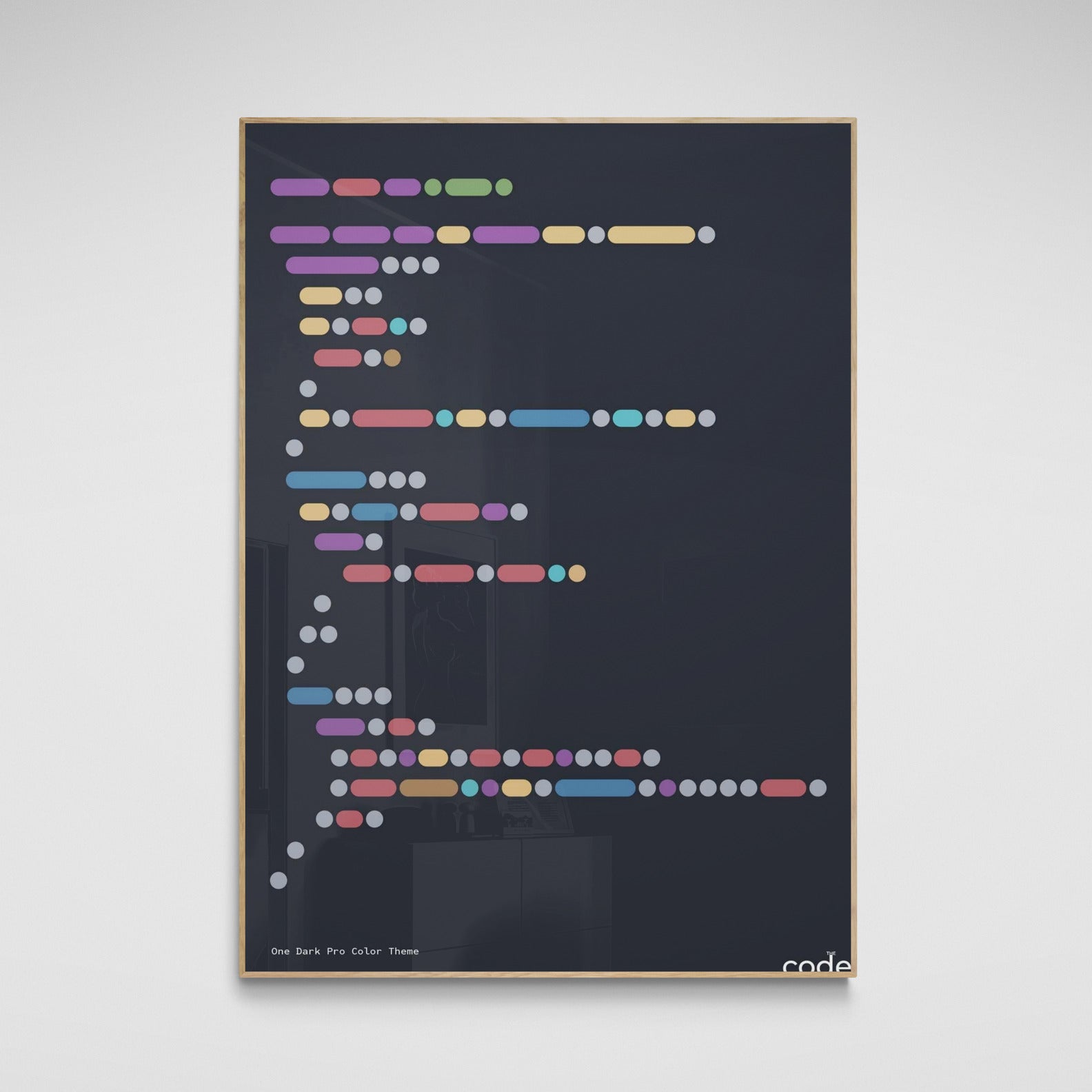 One Dark Pro Color Theme Poster
