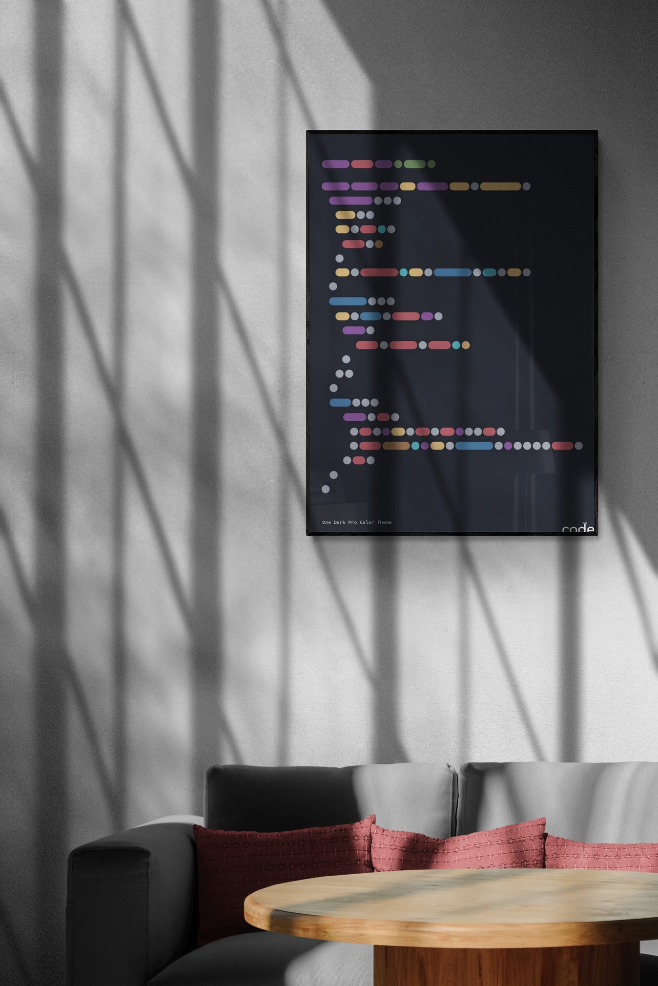 One Dark Pro Color Theme Poster